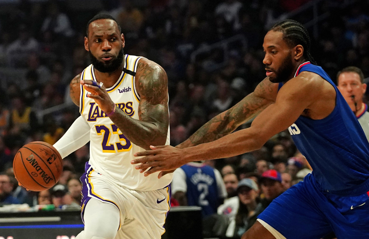 lebron james kawhi leonard 3-8-2020